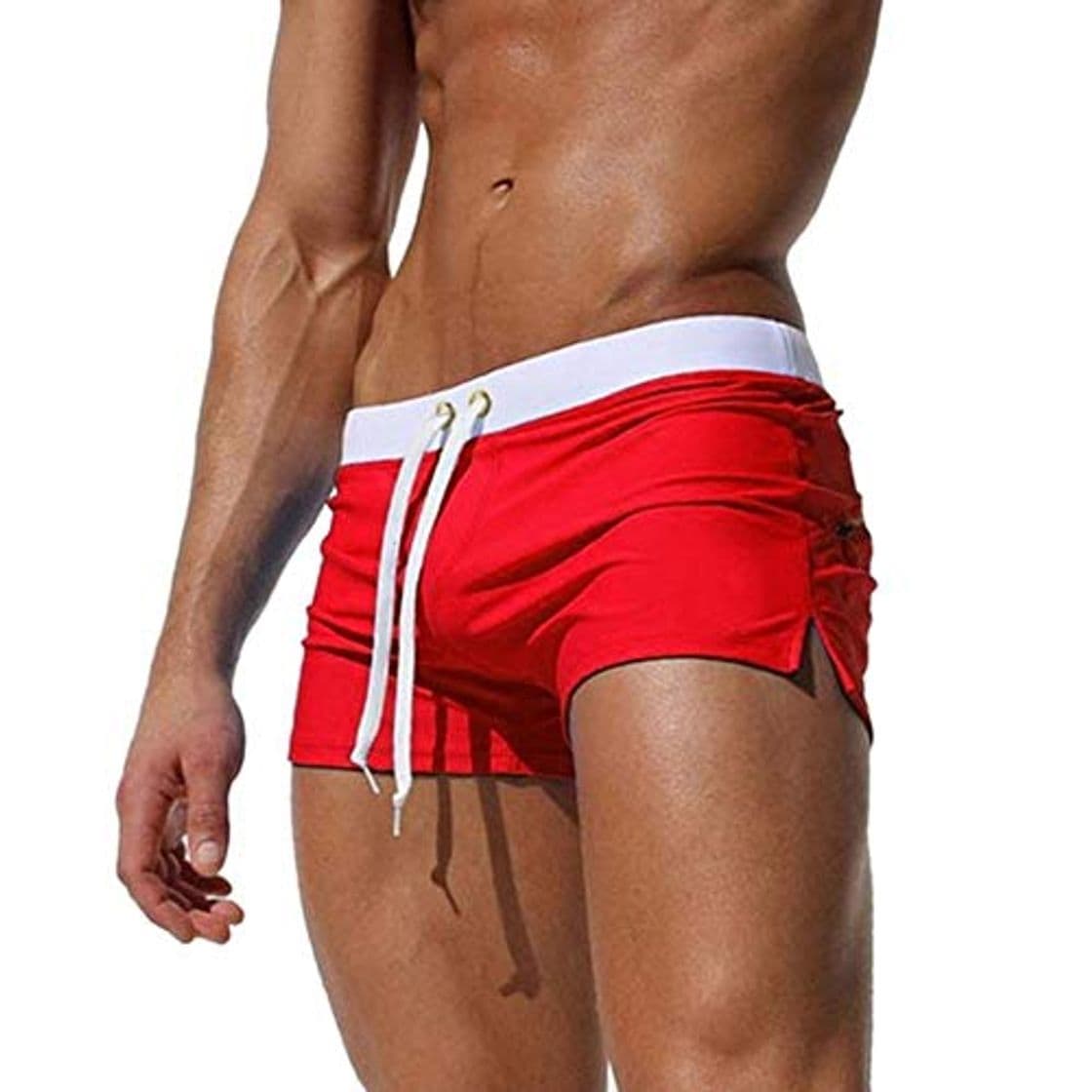 Product FISH4 Trajes de baño Calzoncillos Boxer Transpirables para Hombres Natación Sunga Shorts Trunks Pantalones