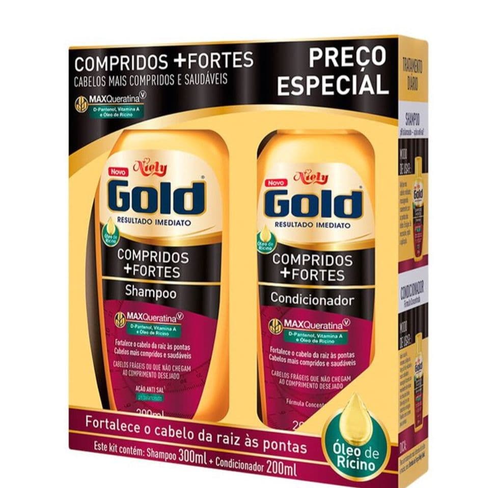 Fashion Niely gold shampoo e condicionador 