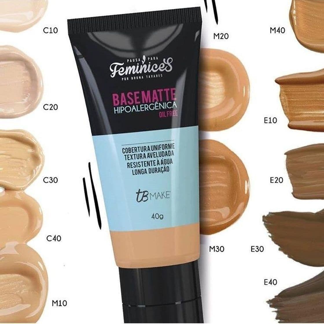 Product Base by Pausa Para Feminices Matte Hipoalergênica