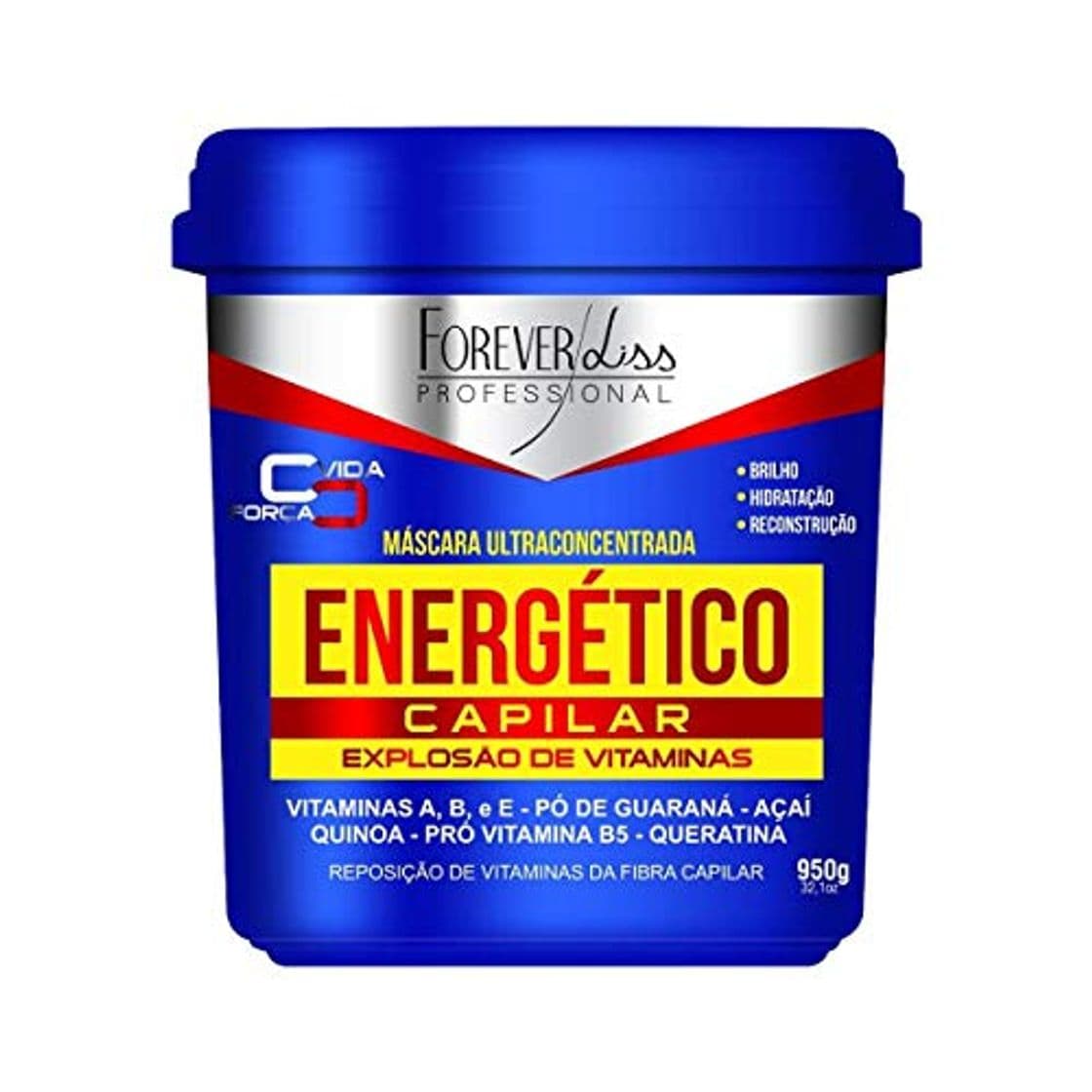 Product Forever Liss Capillary Energetic - Mascarilla para el cabello