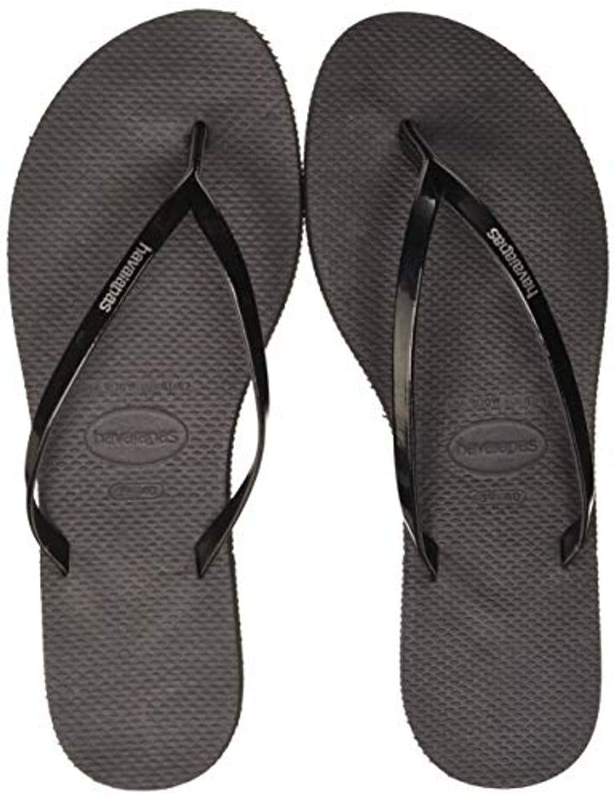 Moda Havaianas You Metallic, Sandalias para Mujer, Negro