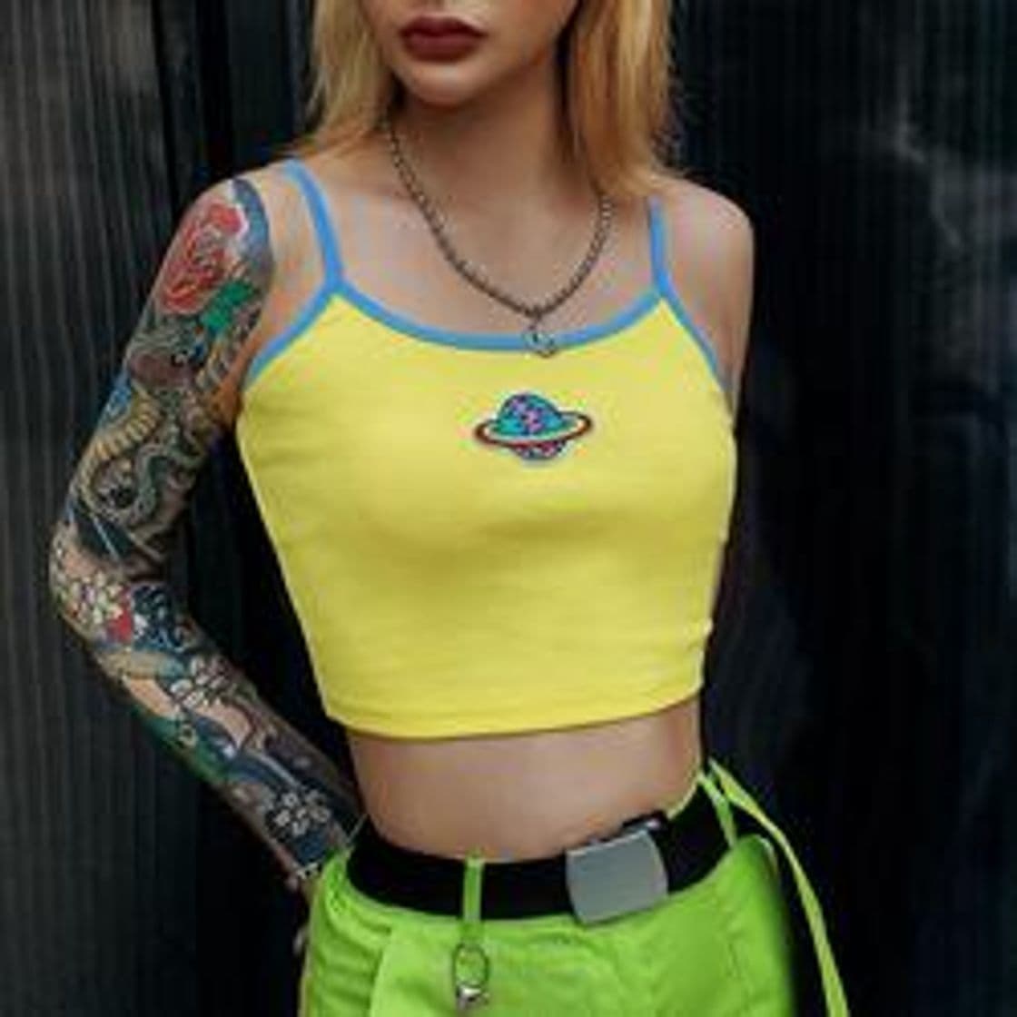 Moda Planet yellow top