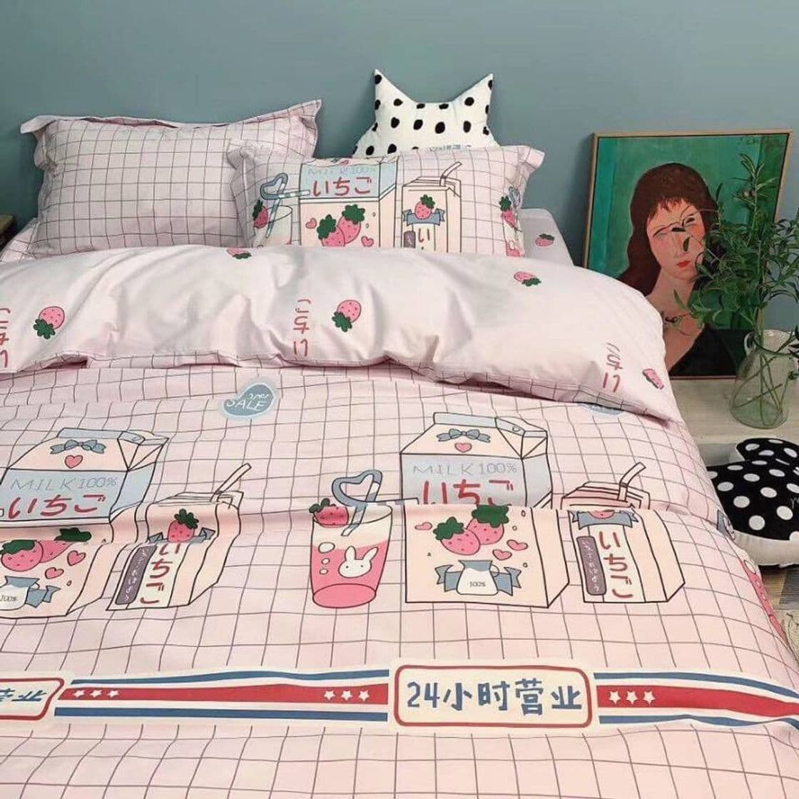 Fashion Strawberry Milk Bedding