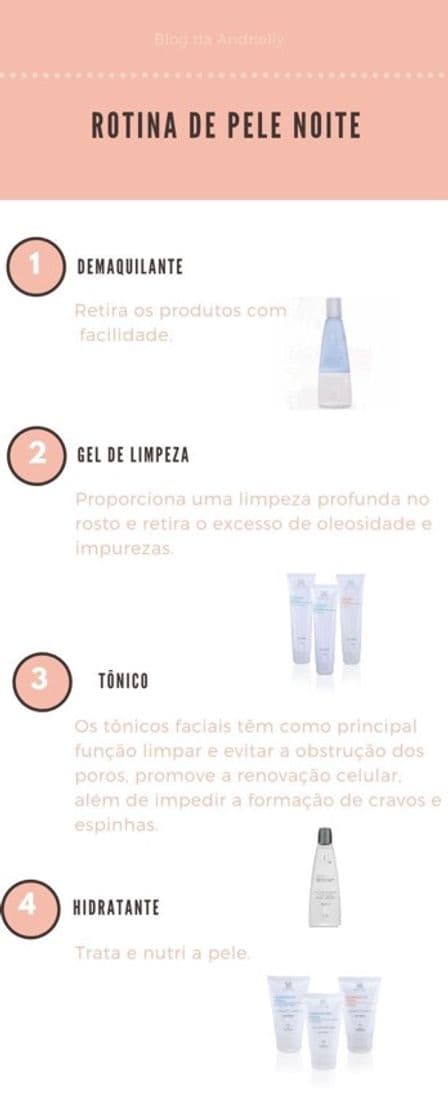 Fashion Rotina Skin Care noite 