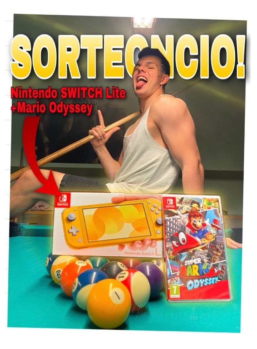 Fashion 💫SORTEO🎁 Nintendo SWITCH Lite + Mario Odyssey!! 🔥