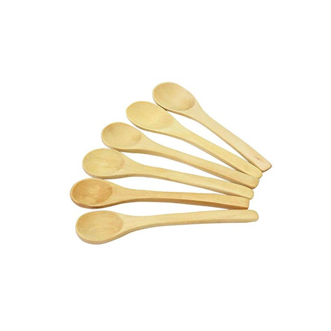 Product DYTJ-TOOLS 6Pcs Cuchara De Sopa De Madera Cucharilla De Café Cocina Cocinar