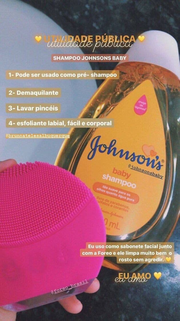 Moda Utilidades shampoo Johnson