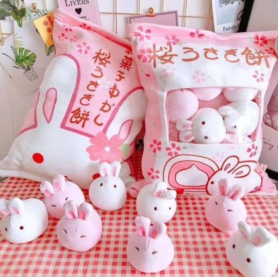 Moda A Bag of Japanese Kawaii Bunny Dolls 