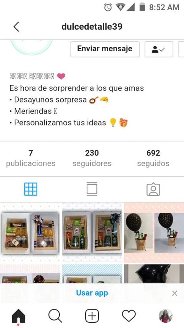 Moda Dulcedetalle39 cuenta de Instagram