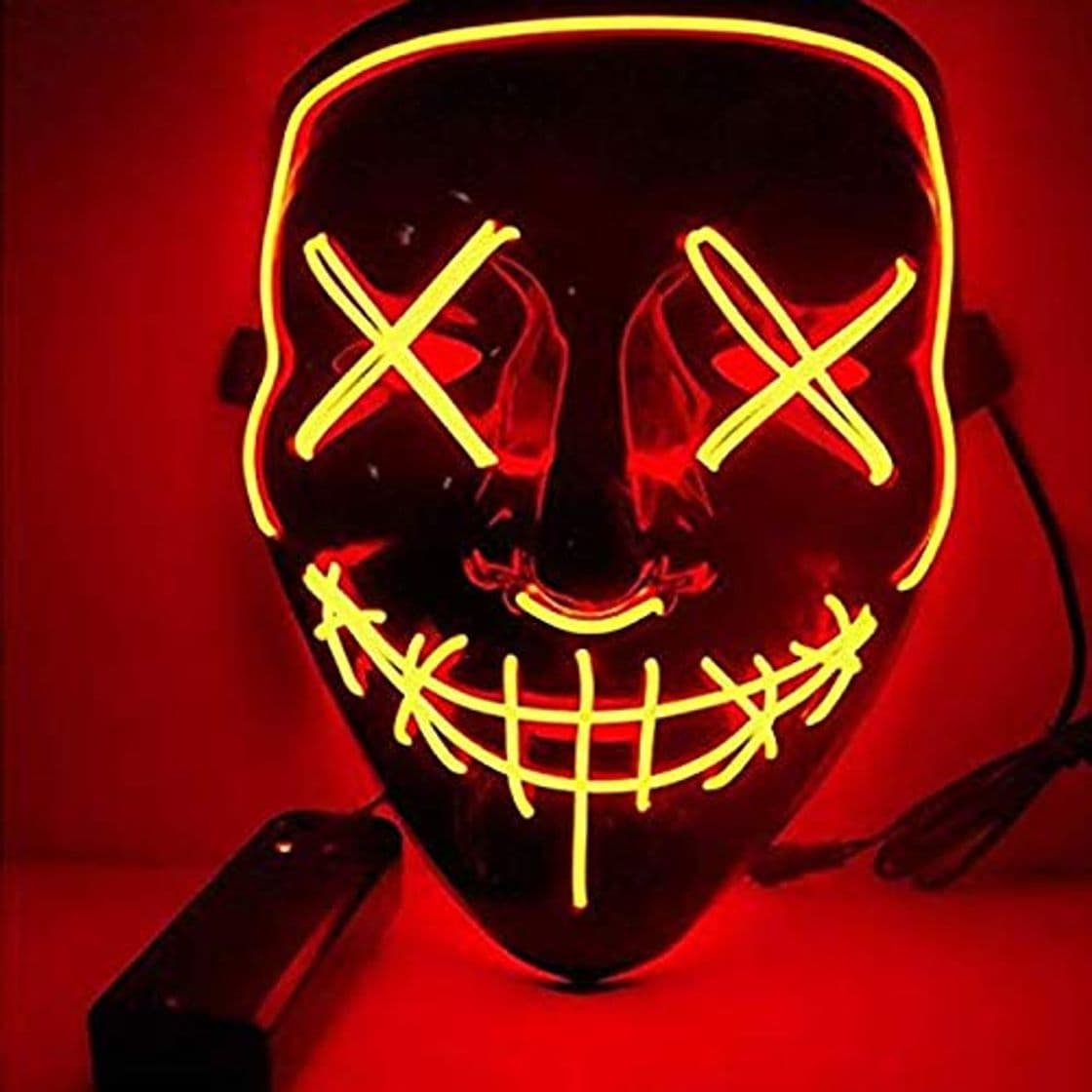 Product Sinwind Mascara Halloween LED, Máscara de Halloween, Máscaras Halloween de Terror, Halloween