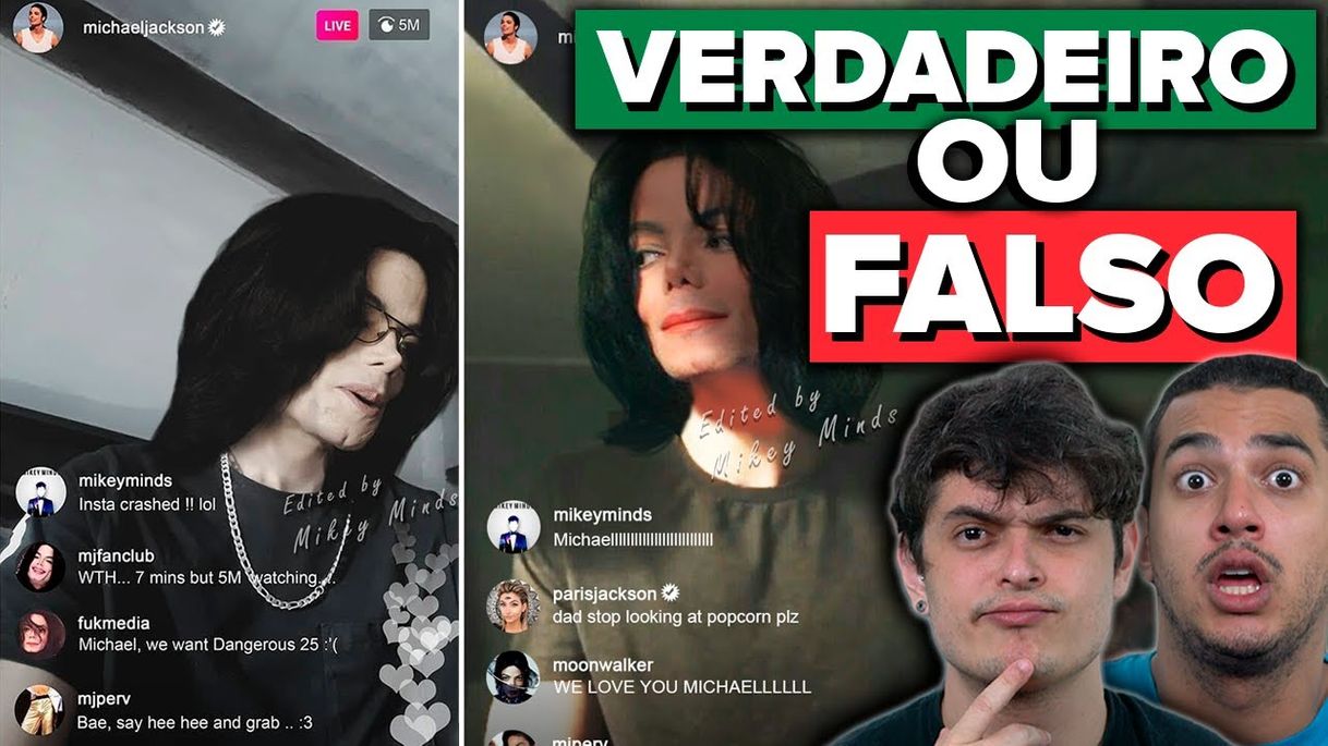 Fashion MICHAEL JACKSON ESTÁ VIVO E FAZENDO LIVE NO INSTAGRAM?? - 