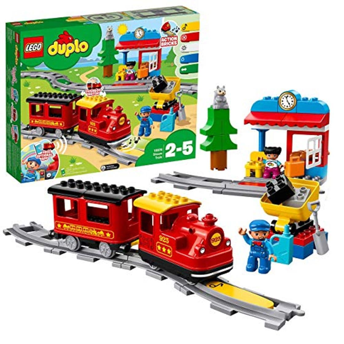 Product LEGO DUPLO Trains - Tren de Vapor, Juguete Educativo de Aprendizaje de