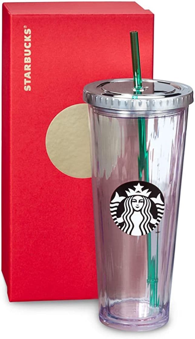 Product Starbucks - Vaso para bebidas frías con tapa y pajita