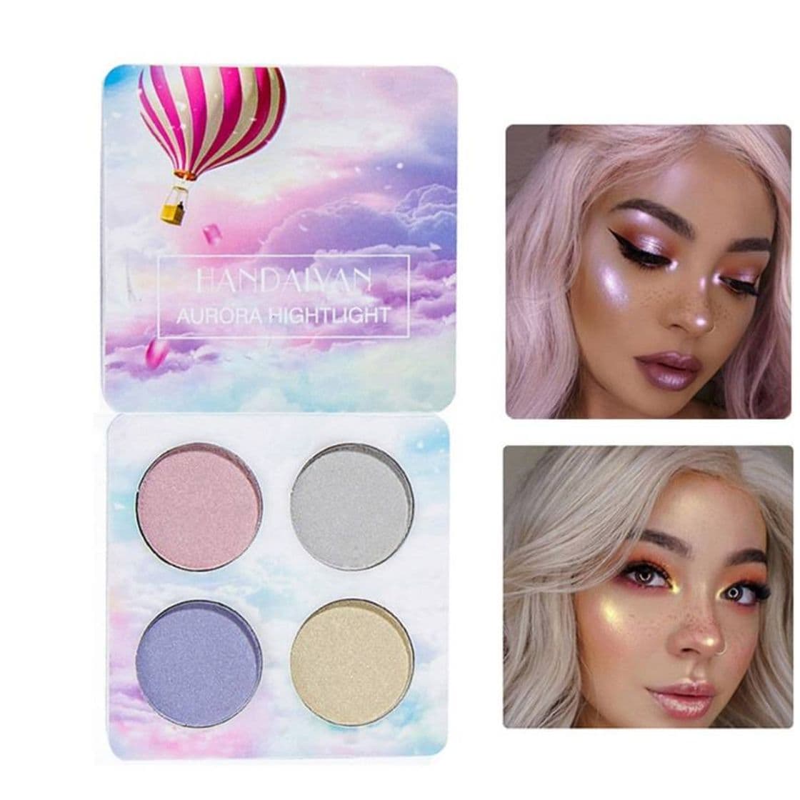 Moda Highlighter palette bronzer glow kit in just 14$ 