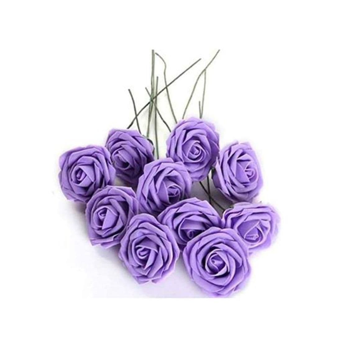 Product Naliovker Planta Artificial Ramo Flor Violeta Decoracion Espuma PE para Novias Boda