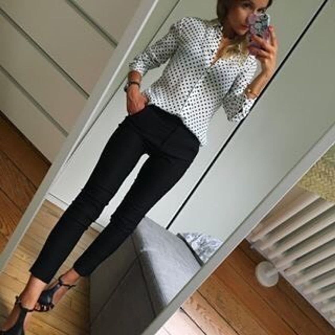 Fashion Dot Blouse