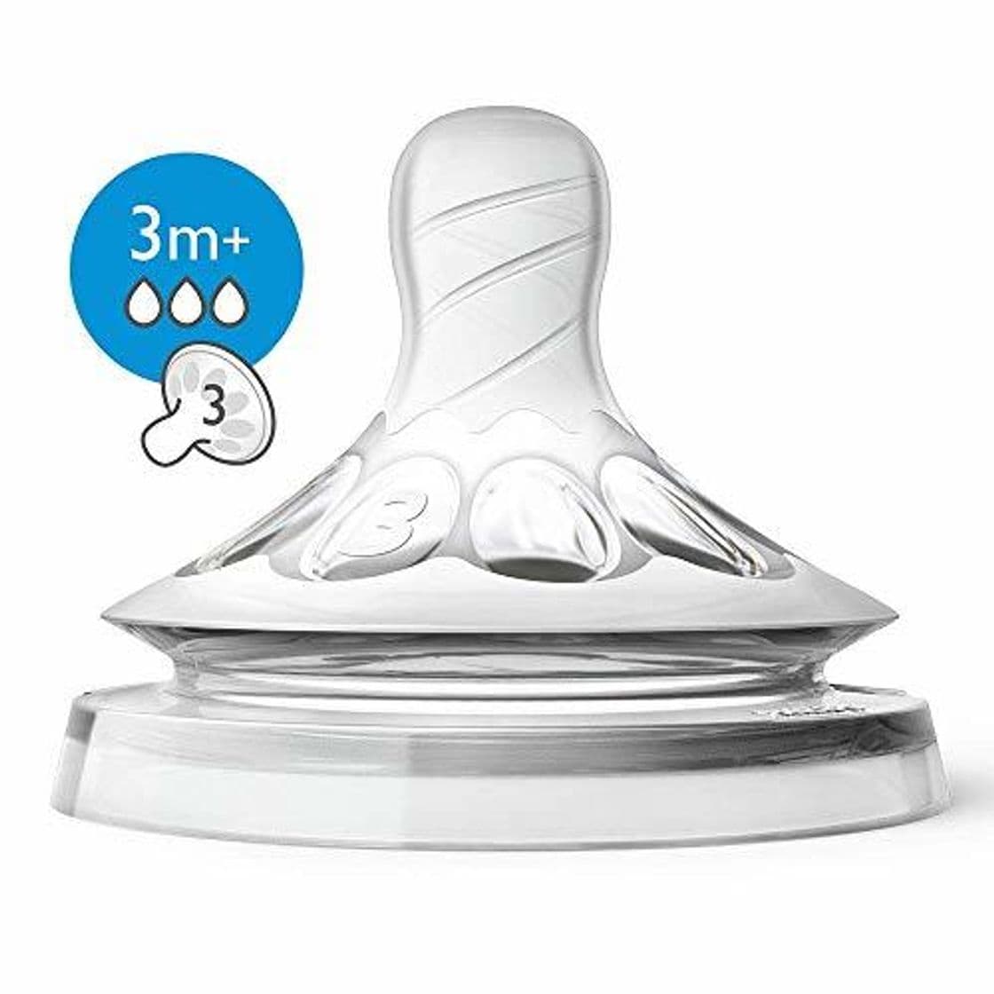 Product Philips Avent SCF043/27-2 - Tetinas natural flujo medio