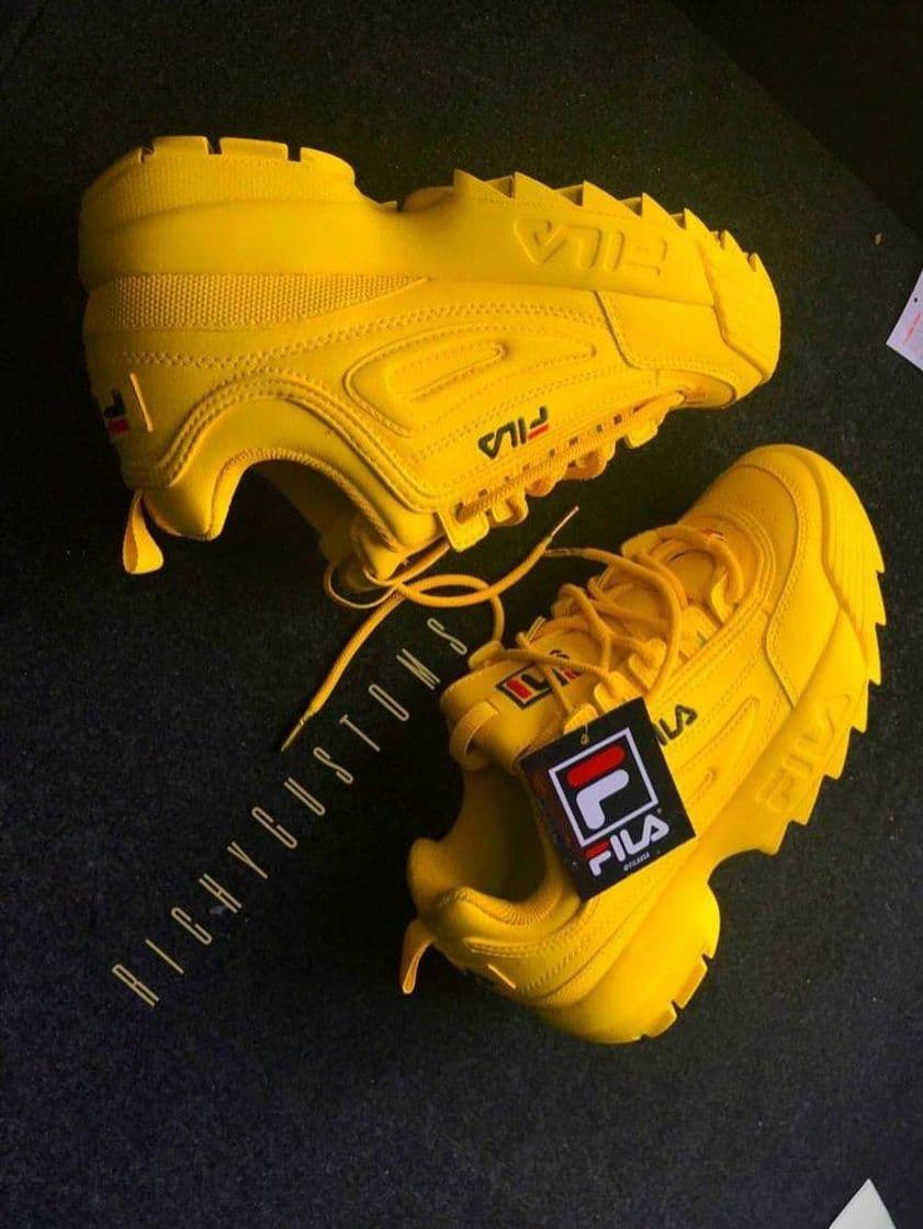 Moda Yellow Fila Distruptor 2 