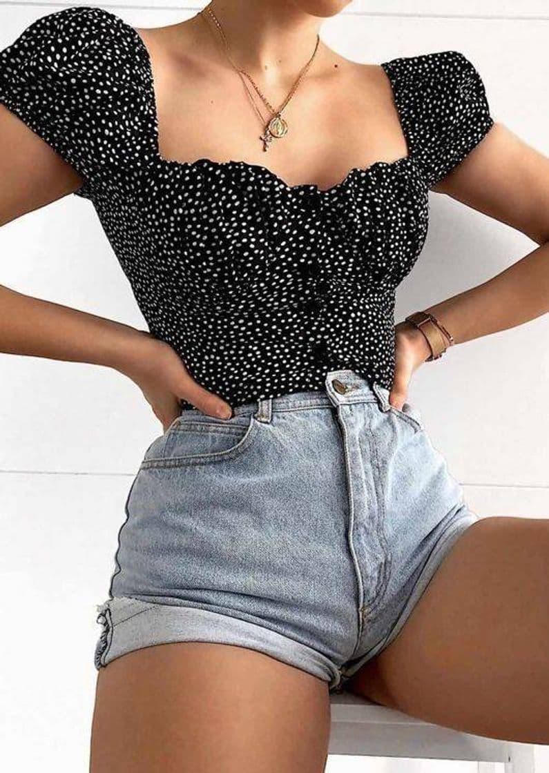 Fashion Blusa e short