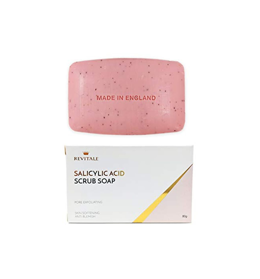 Belleza Jabón exfoliante con ácido salicílico poro exfoliante