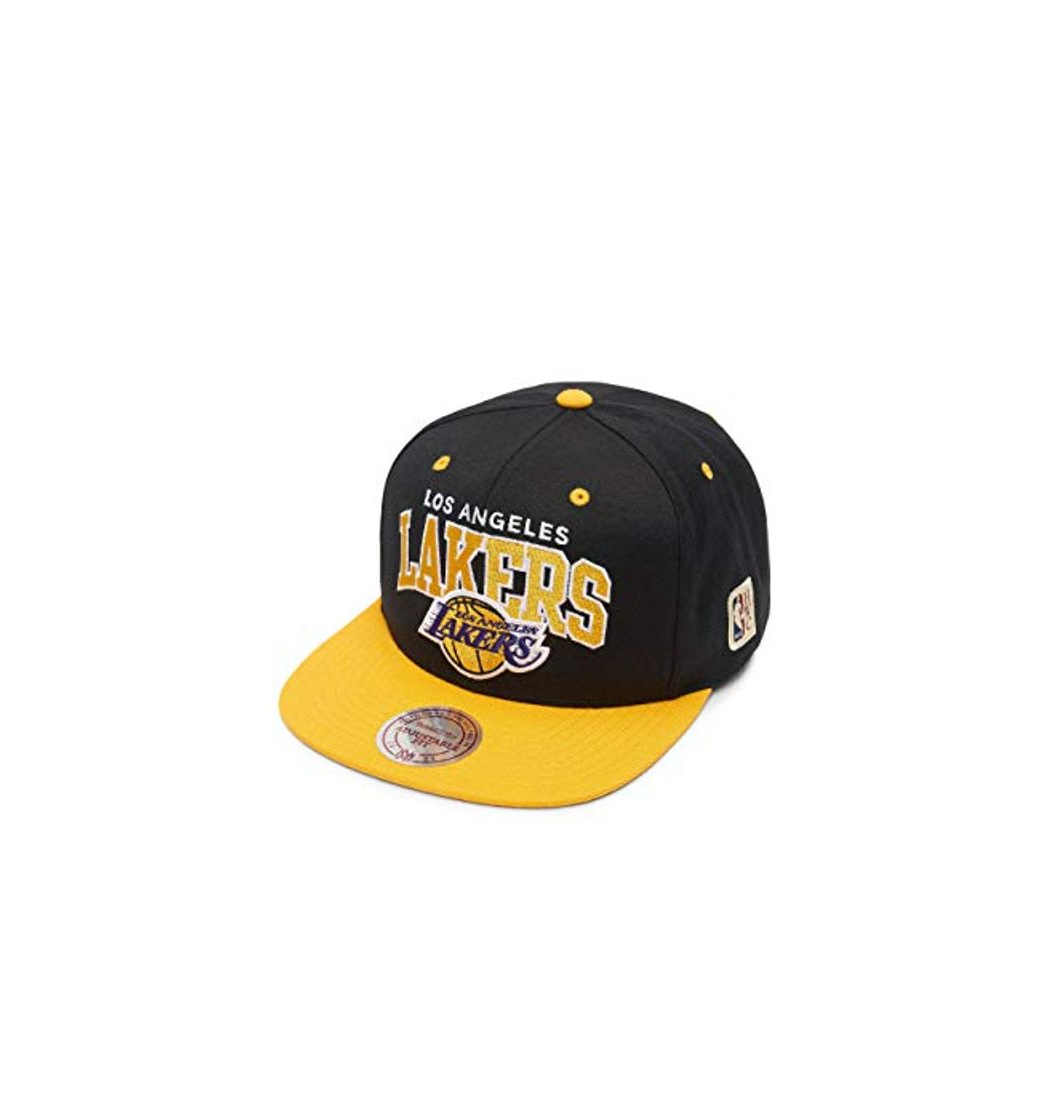 Fashion Mitchell & Ness Los Angeles Lakers HWC INTL226 2 Tone Team Arch Snapback Cap Kappe Basecap