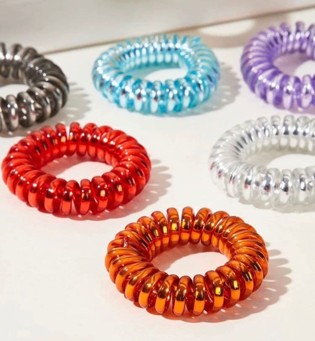 Fashion 8pcs Random Color Elastic Hair Tie | SHEIN USA