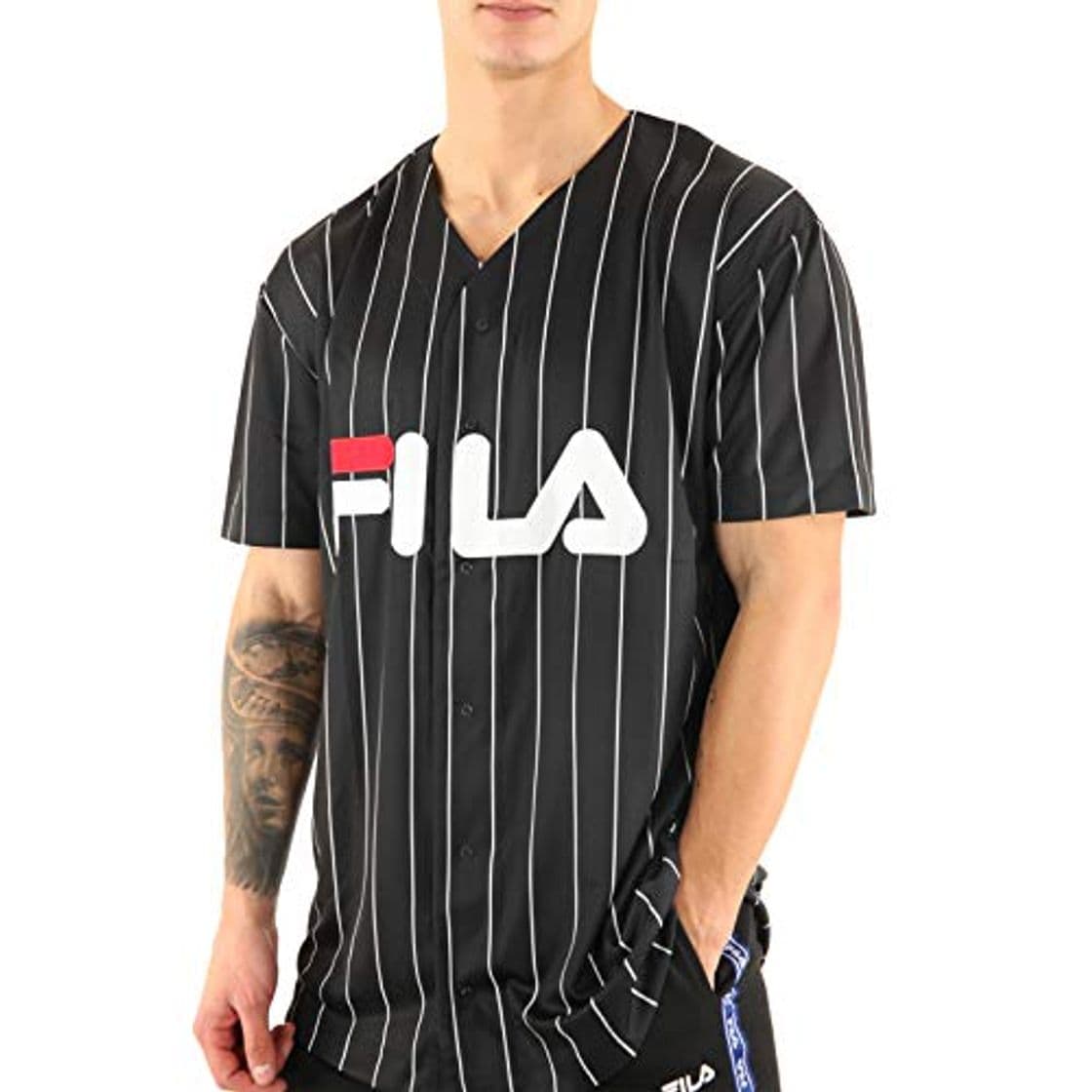 Product Fila Dawn Baseball Camisa de manga corta schwarz