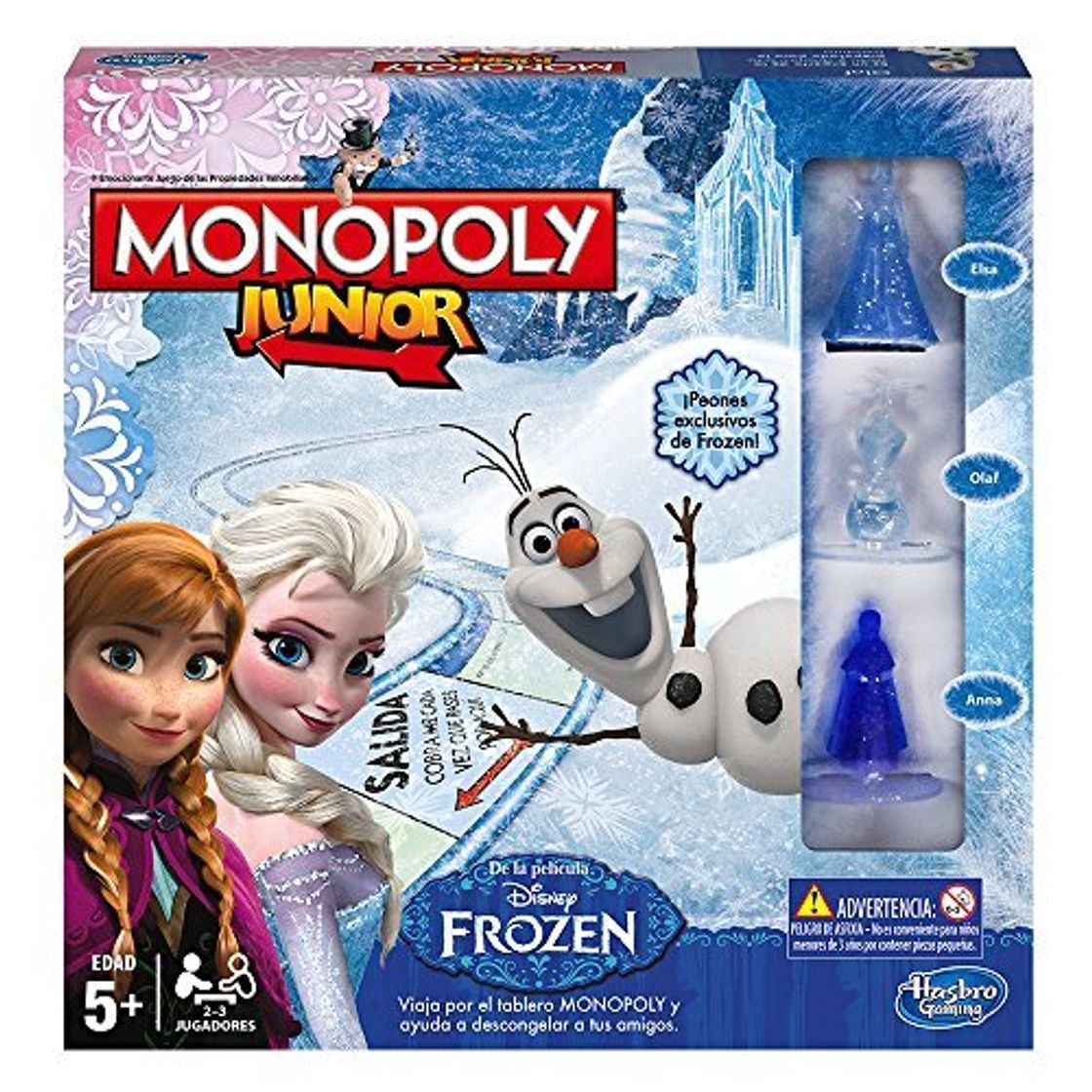 Product Hasbro - Juego de Mesa Monopoly Junior con diseño Frozen