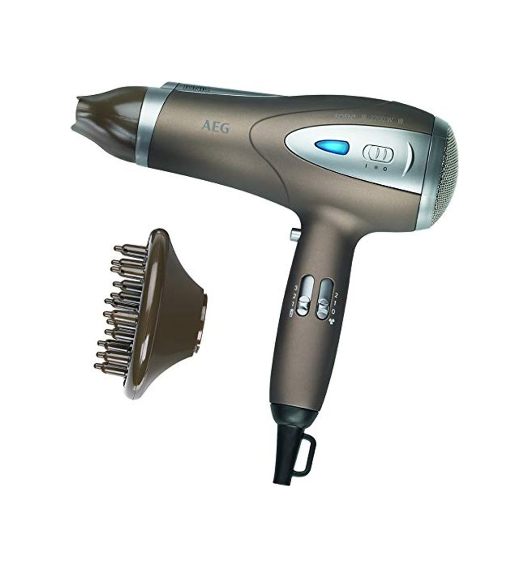 Belleza AEG HTD 5584 - Secador de pelo profesional iónico con difusor