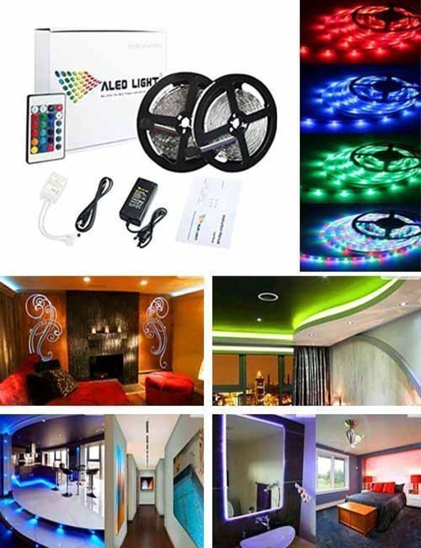 Moda Tira de luces LED flexible de colores con regulador - Leddecolores