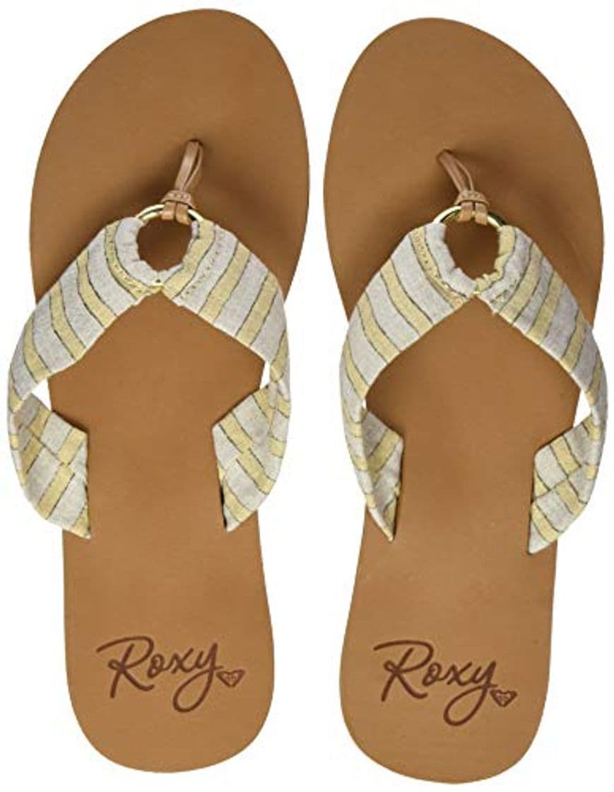 Moda Roxy Paia, Chanclas para Mujer, Beige