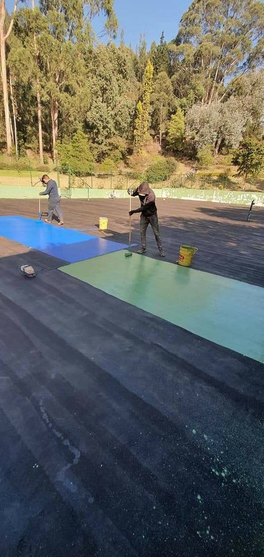 Moda Pintura para Canchas Deportivas y Pisos Epoxicos "Antideslizante y ...