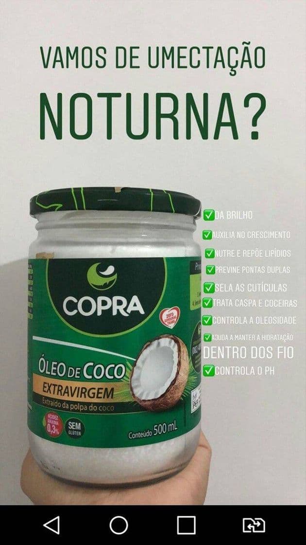 Moda Receita de óleo de coco🥥