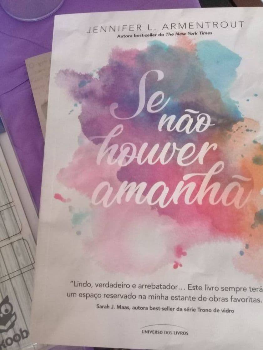 Book Livro - Se não houver amanhã 