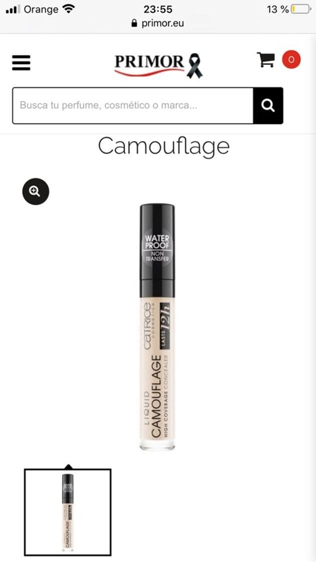 Fashion Corrector Liquid Camouflage Catrice precio