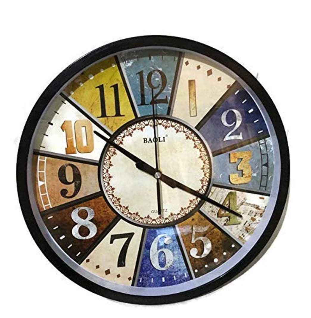 Producto Eqons Wall Clock Non Ticking Silent Quartz Decorative 33