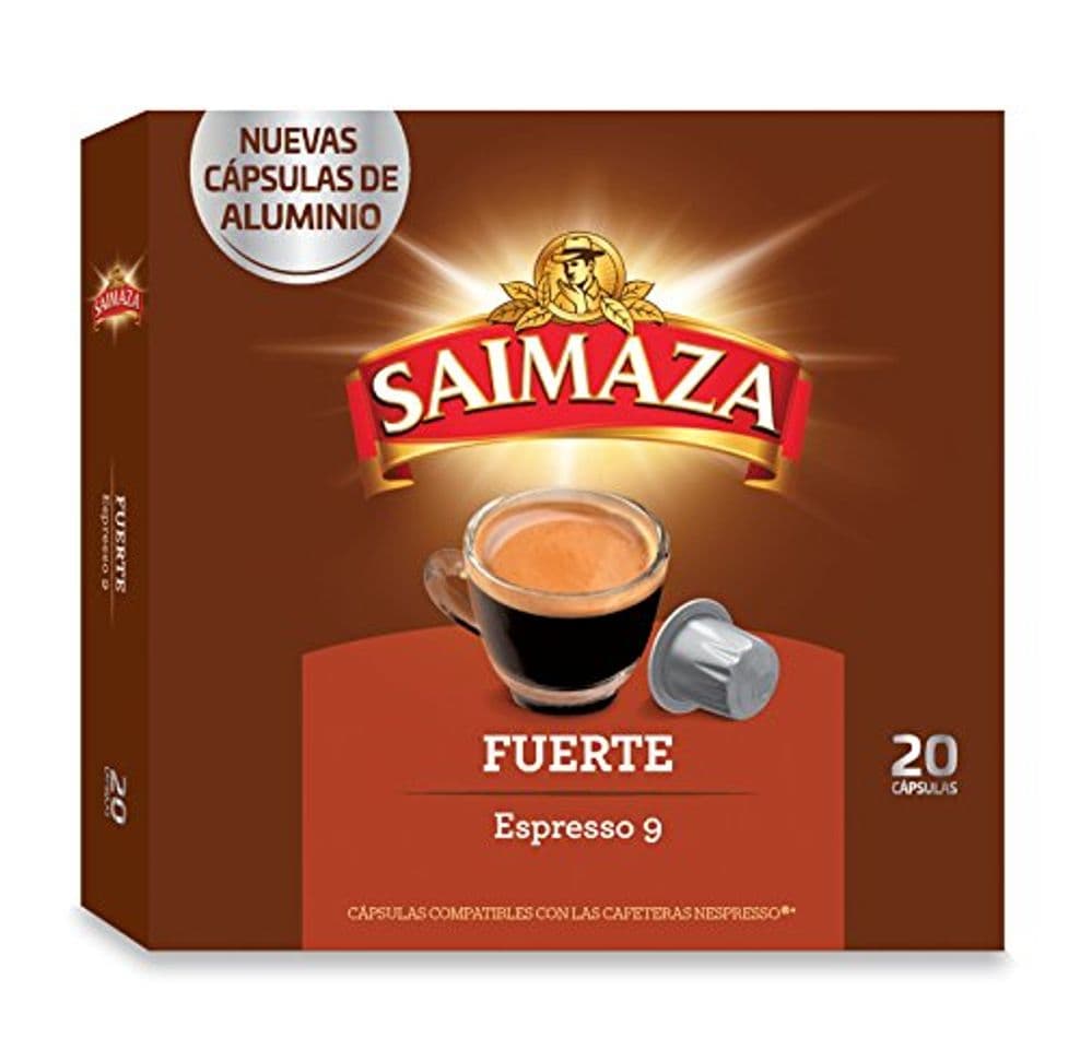 Product Saimaza Café Fuerte Espresso 9 - 200 cápsulas de aluminio compatibles con