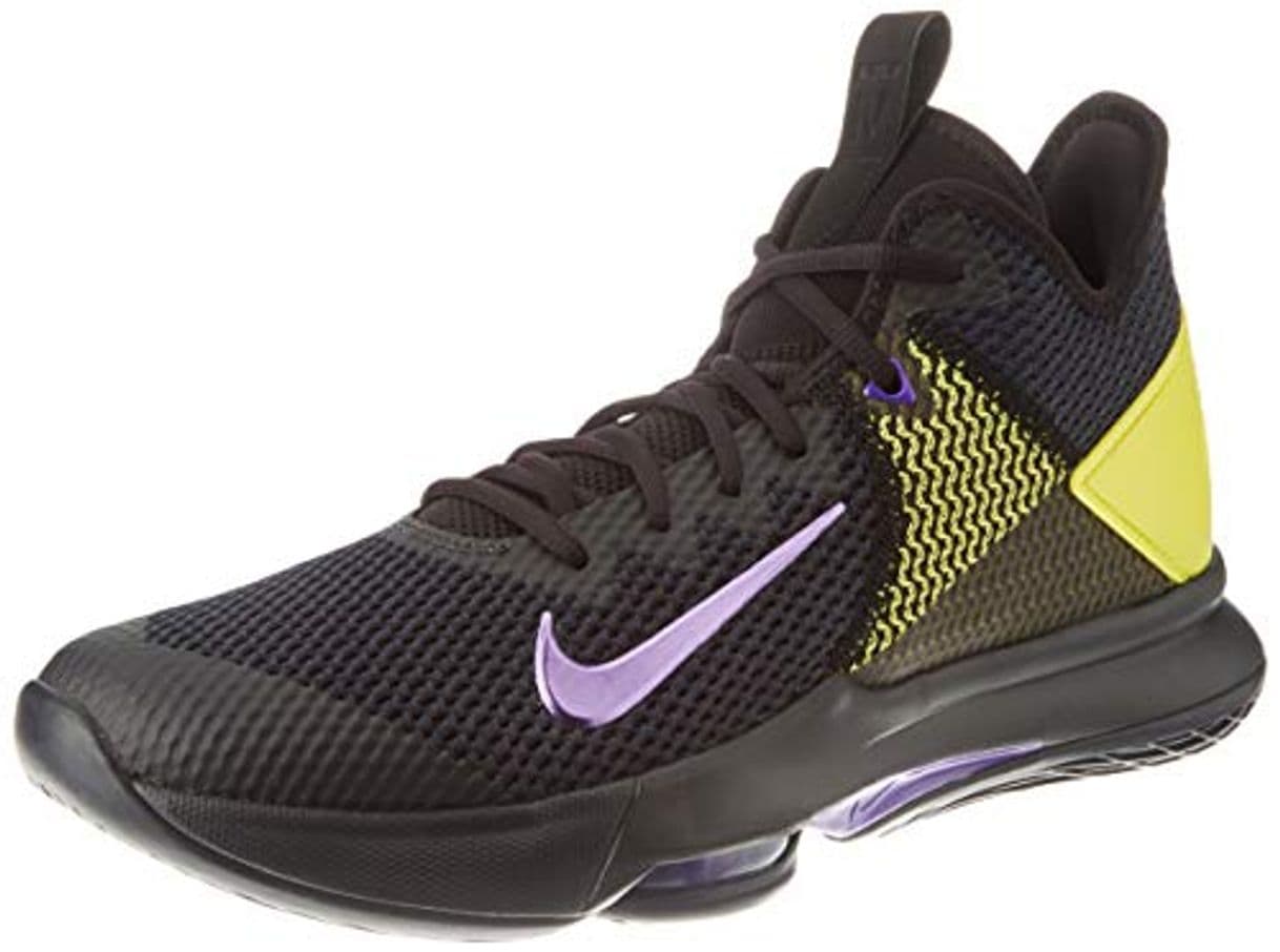 Fashion Nike Lebron Witness IV, Zapatilla de Baloncesto para Hombre, Negro