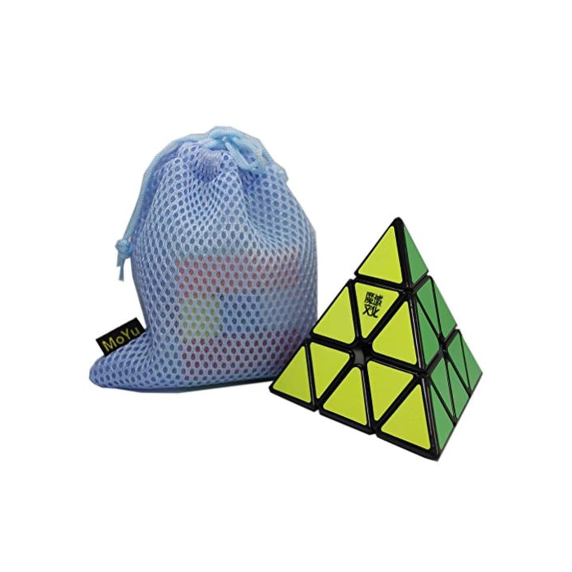 Product OJIN MoYu Pyraminx Suave Pyramid Velocidad Cubo mágico Tetraedro Rompecabezas con Cubo