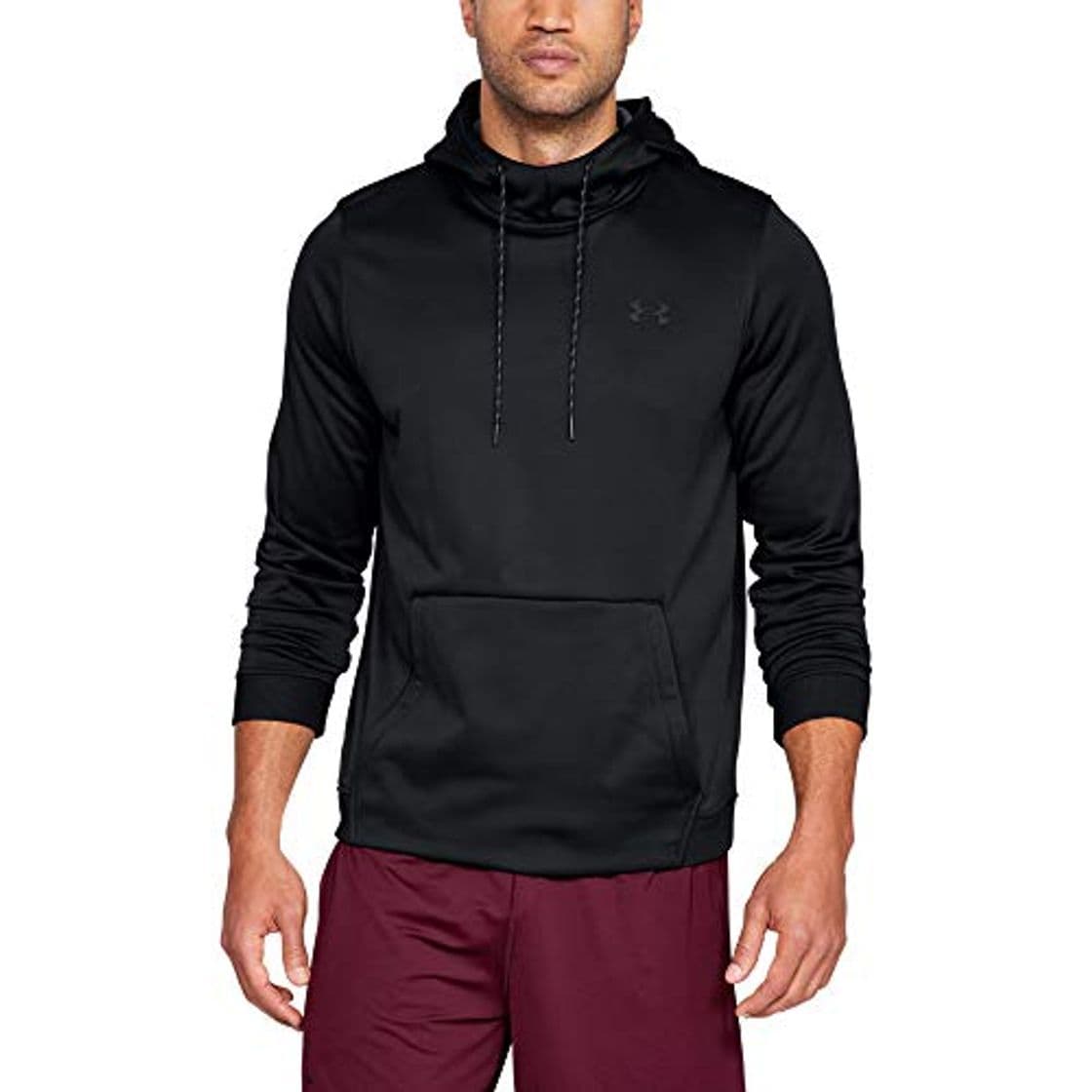 Moda Under Armour Armour Fleece Po Hoodie Sudadera, Hombre, Negro