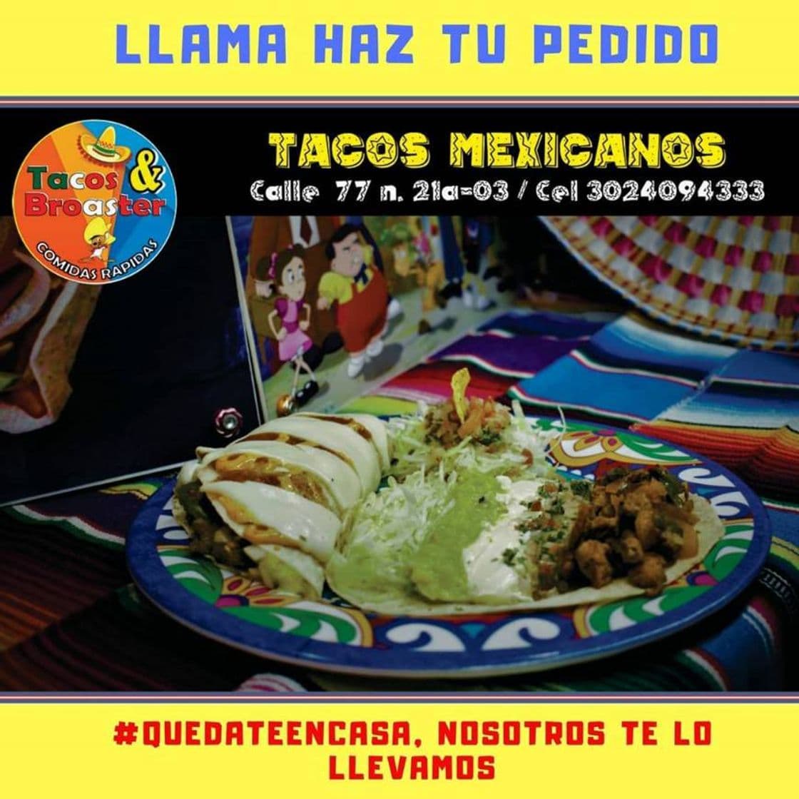 Fashion Ven a comer lo mejor de soledad Tacos & Broaster..