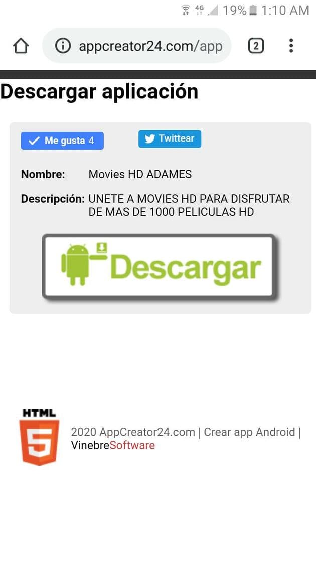 App HD movie adames 