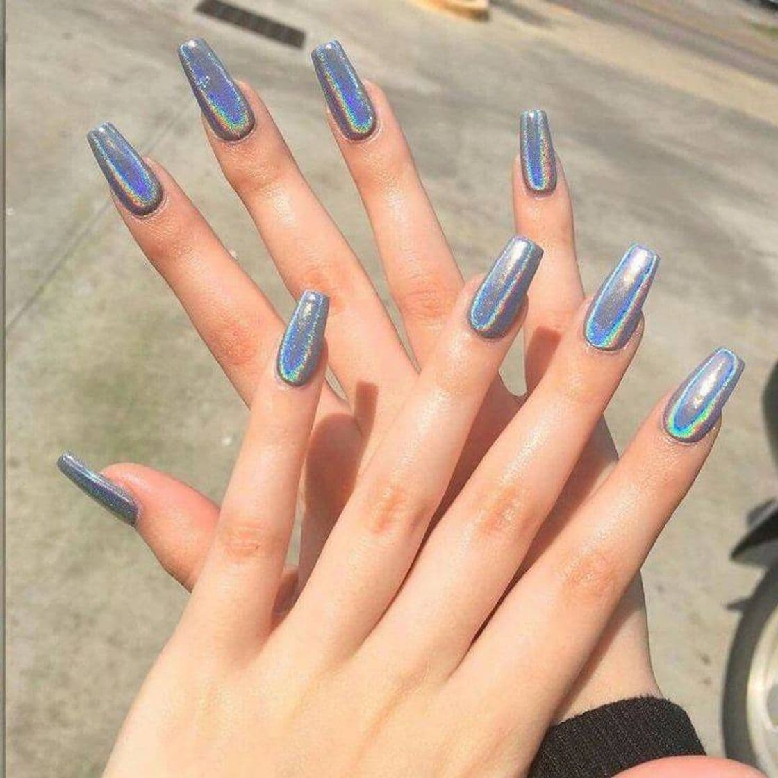 Fashion Unhas metalizadas 