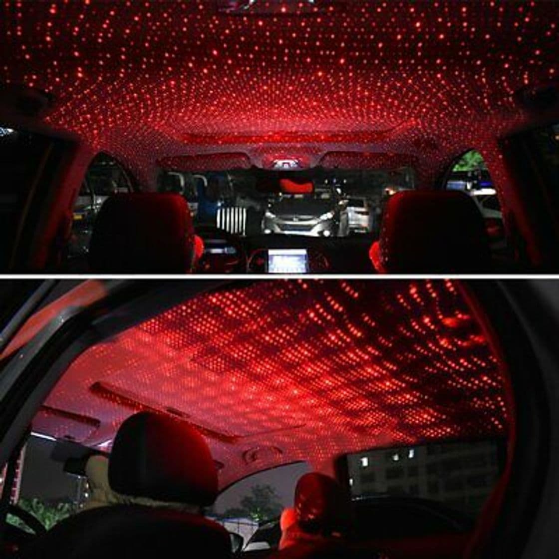 Fashion Car Roof Star Projection Atmosphere Lamp Auto Ceiling Galaxy ...