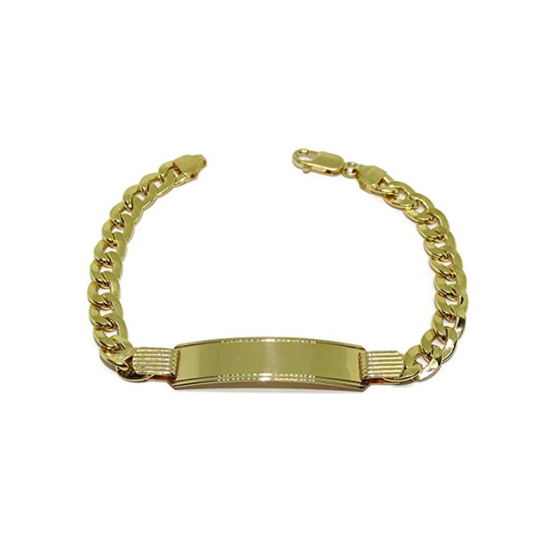 Product Never Say Never Pulsera para Hombre de Oro Amarillo de 18k con