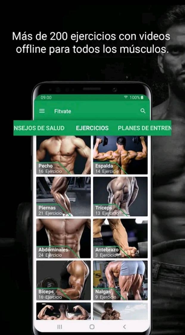 App Fitvate - Gym Workout Trainer Fitness Coach Plans - Google Play