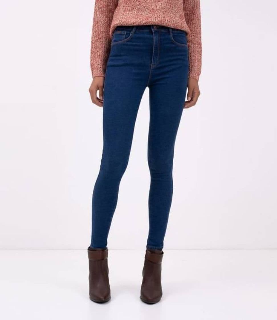 Moda Calça Jeans Skinny Cintura Alta