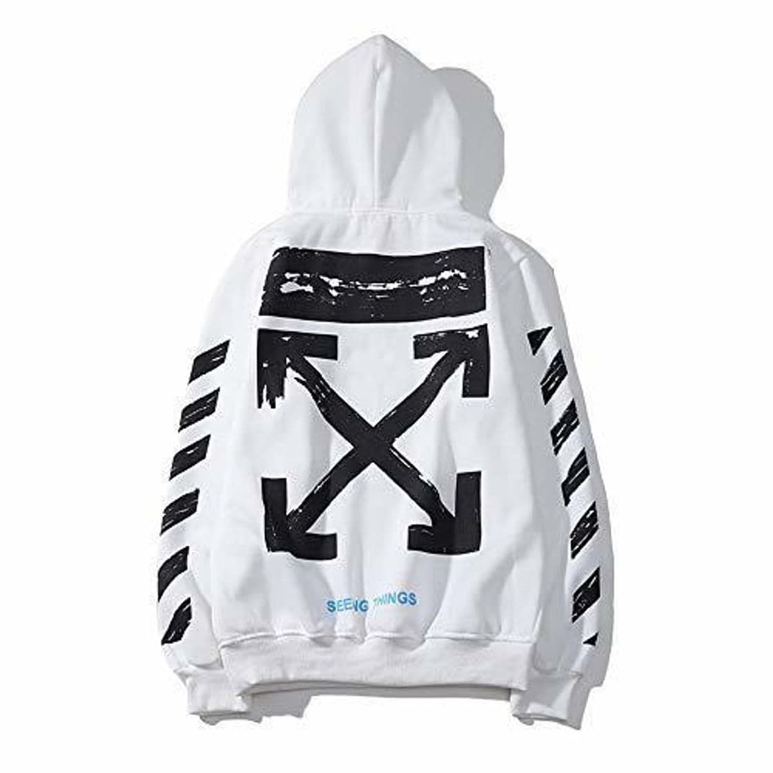 Home XCBW Off OW Logo Trendy Cotton Pullover - Sudadera para Hombre/Mujer -