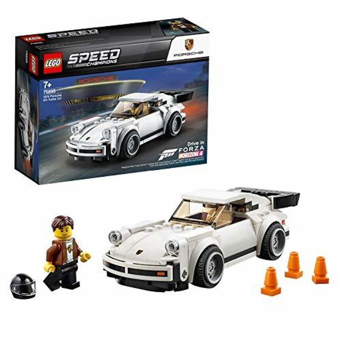 Product LEGO Speed champion - 1974 Porsche 911 turbo 3.0, Set de Contrucción