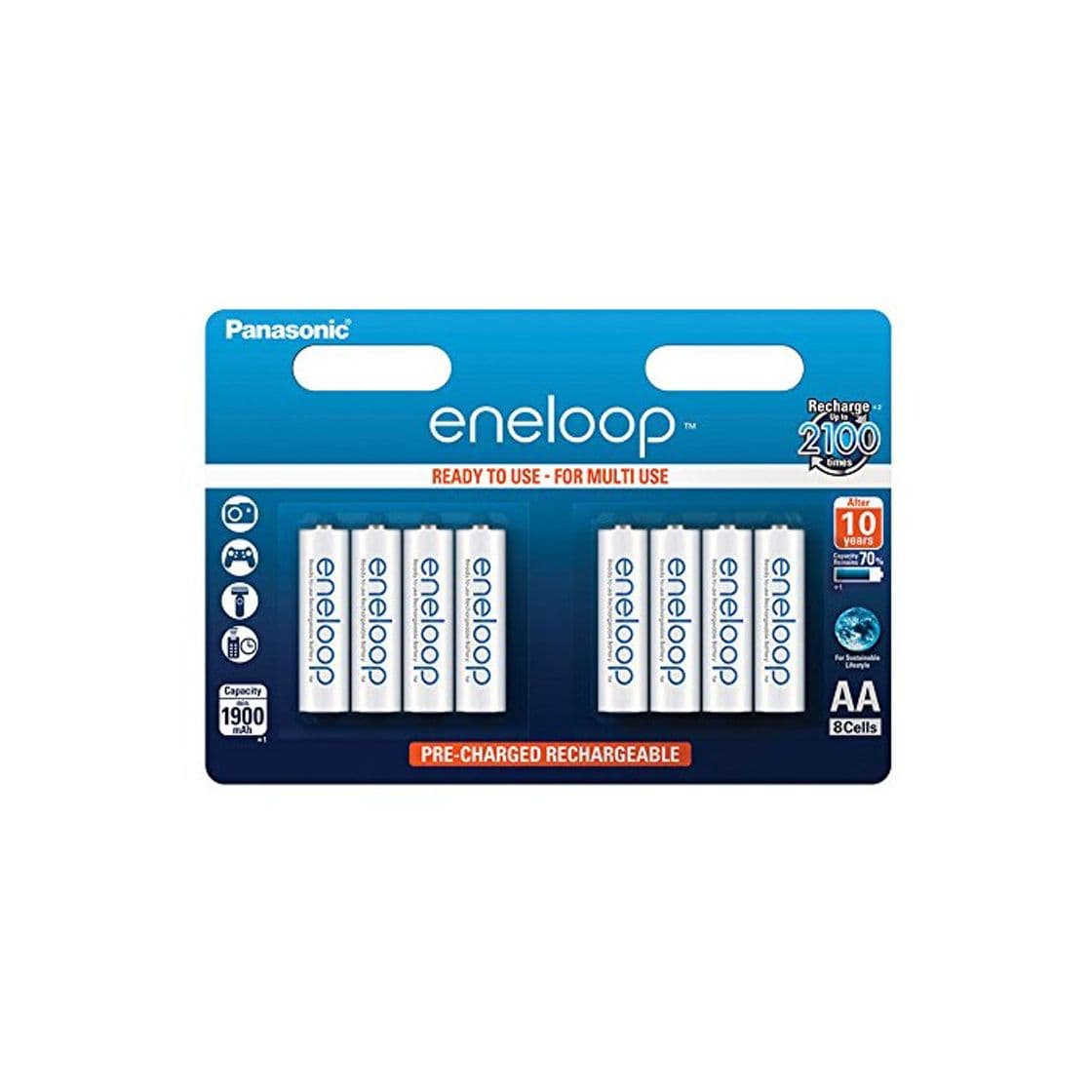 Electronic Panasonic Eneloop SY3052647 - Pack 8 pilas recargables